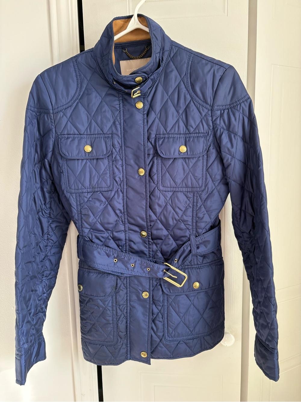 Banana Republic Quilted Belted Utility Jacket